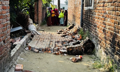পলাশে ভূমিকম্পে মাটির ঘর ধসে বৃদ্ধের মৃত্যু