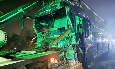 কুমিল্লায় বাস-পিকআপ সংঘর্ষে নিহত ১, আহত ১৪