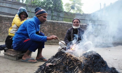 তীব্র শীতে চরম দুর্ভোগে চরাঞ্চলের মানুষ