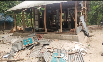 হত্যা মামলার জেরে বসতঘর ভাঙচুর ও লুটপাটের অভিযোগ
