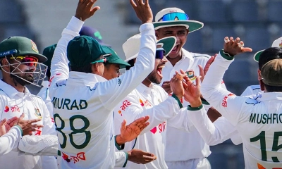 সিলেট টেস্টে ইনিংস ও ৪৭ রানে জিতল বাংলাদেশ