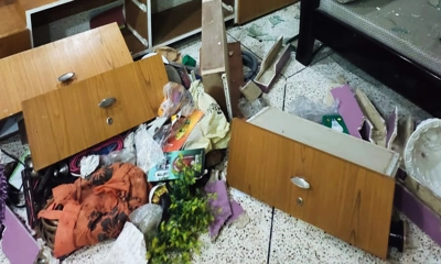 হামলা, ভাঙচুর ও ককটেল বিস্ফোরণ। ছবি:  রূপালী বাংলাদেশ