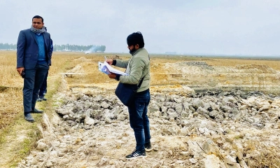 শ্রীমঙ্গলে জব্দকৃত ২৩০০ ঘনফুট বালু নিলামে বিক্রি