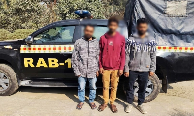 জাল টাকা তৈরির কারখানায় অভিযান, গ্রেপ্তার ৩
