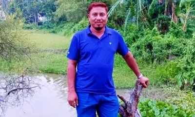 পুলিশ সদস্য আক্তারুজ্জামান। ছবি: রূপালী বাংলাদেশ