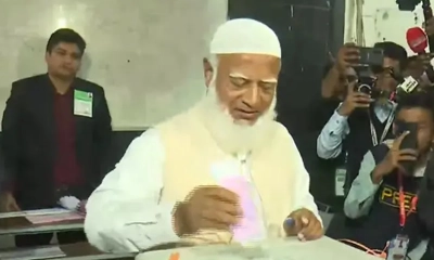 ভোট দিলেন জামায়াত আমির