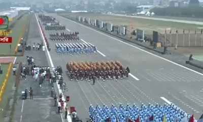 স্বাধীনতা দিবসে জাতীয় প্যারেড শুরু