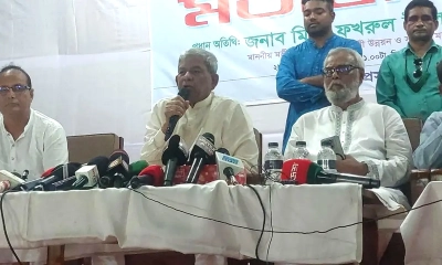 আমাদের আবার শূন্য থেকে শুরু করতে হয়েছে : মির্জা ফখরুল