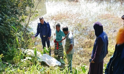 রাস্তার ঢালে অজ্ঞাত যুবতীর মরদেহ উদ্ধার