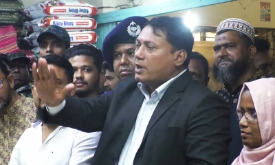 বাজার পরিদর্শনে নবনির্বাচিত সংসদ সদস্য
