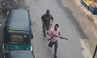 তিন পিস্তল, দুই শটগান; যুবদল নেতা হত্যার দৃশ্য ধরা পড়ল সিসি ক্যামেরায়