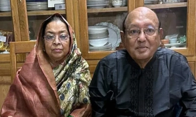 তোফায়েল আহমেদের স্ত্রীর মৃত্যু