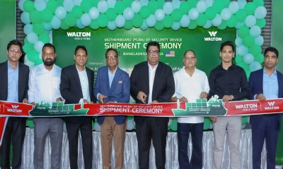 যুক্তরাষ্ট্রে ওয়ালটনের পিসিবিএ রপ্তানি উদ্বোধন করলেন আইসিটি মন্ত্রী ফকির মাহবুব আনাম