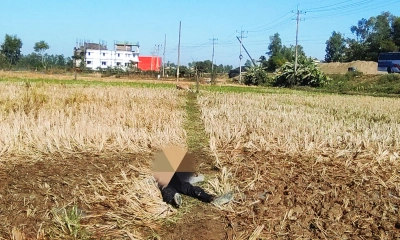 কৃষি জমি থেকে সবজি ব্যবসায়ীর মরদেহ উদ্ধার