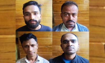 বিভিন্ন মামলায় গ্রেপ্তার চার। ছবি:  রূপালী বাংলাদেশ