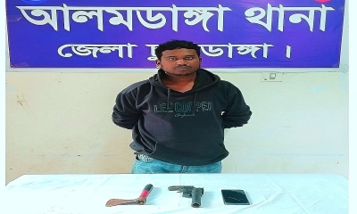 চুয়াডাঙ্গায় অস্ত্রসহ ছাত্রদল নেতা আটক