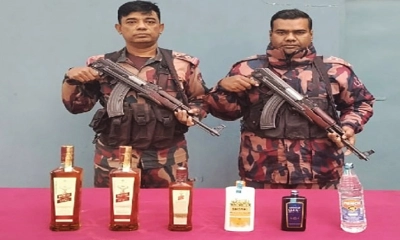 সীমান্তে মাদকদ্রব্যসহ অবৈধ মালামাল জব্দ