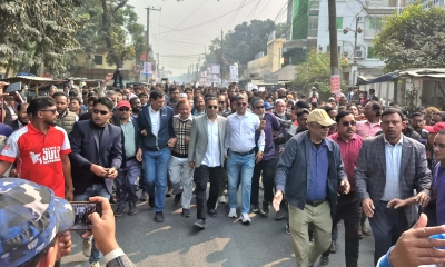 নীলফামারীতে আনুষ্ঠানিকভাবে বিএনপির নির্বাচনি প্রচারণা শুরু
