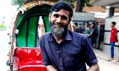 সংসদ অধিবেশনে আমন্ত্রণ পেলেন রিকশাচালক নূর মোহাম্মদ
