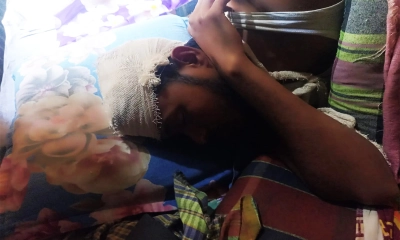 ব্যবসায়ীর বাড়িতে ডাকাতি, পুলিশের ওপর ককটেল হামলা