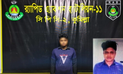 গুলিতে বিক্রয় প্রতিনিধি হত্যা মামলার প্রধান আসামি গ্রেপ্তার