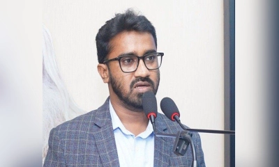 গণঅধিকার পরিষদের সাধারণ সম্পাদক রাশেদ খান। ছবি- সংগৃহীত