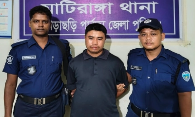 খাগড়াছড়িতে অস্ত্রের ভয় দেখিয়ে স্কুল শিক্ষিকাকে ধর্ষণ, যুবক আটক