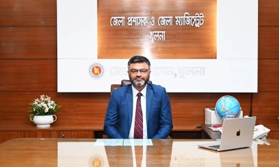 খুলনার নতুন জেলা প্রশাসক জামশেদ খোন্দকার। ছবি: রূপালী বাংলাদেশ