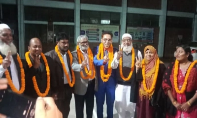 নির্বাচিতরা। ছবি: রূপালী বাংলাদেশ