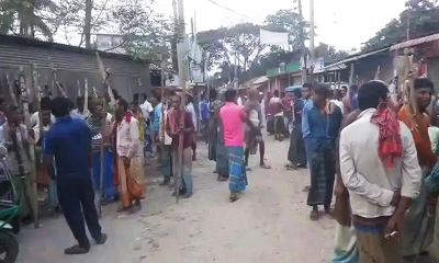 শুরু হয়েছে বোরো ধানকাটা, জমজমাট কৃষি শ্রমিকের হাট