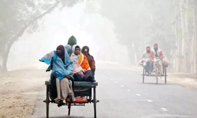 শীতে কাঁপছে রাজশাহী, বেড়েছে শীতের তীব্রতা