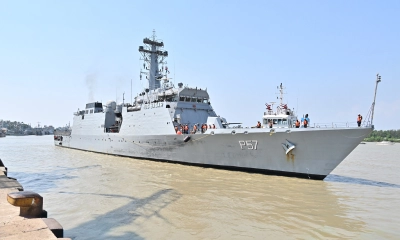 চট্টগ্রাম বন্দরে পৌঁছেছে ভারতীয় নৌবাহিনীর জাহাজ