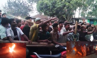 তেল সংকটে মহাসড়ক অবরোধ করে বিক্ষোভ, যানজটে ভোগান্তি চরমে