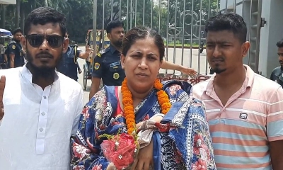 কারাগার থেকে মুক্তি পেলেন সেই যুব মহিলা লীগ নেত্রী