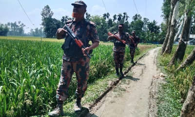 অনুপ্রবেশ ঠেকাতে বিজিবির বাড়তি সতর্কতা ও টহল জোরদার