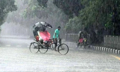 রাজধানীতে দুপুরের মধ্যে বজ্রসহ বৃষ্টির শঙ্কা