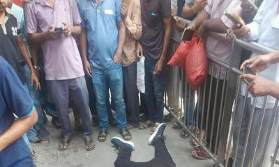 মেট্রোরেলের বিয়ারিং প্যাড নিহত ১, ট্রেন চলাচল বন্ধ