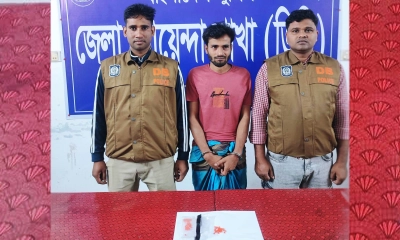 ইয়াবা ব্যবসায়ী পিন্টু প্রামানিক। ছবি:  রূপালী বাংলাদেশ