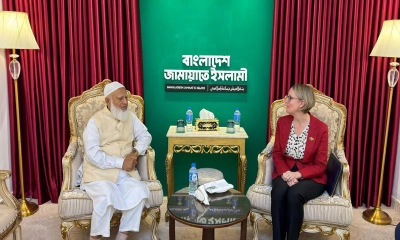জামায়াত আমিরের সঙ্গে ব্রিটিশ হাইকমিশনারের সৌজন্য সাক্ষাৎ
