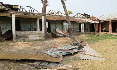 ঝড়ে ক্ষতিগ্রস্ত মাদ্রাসা, শিক্ষা কার্যক্রম ব্যাহত হওয়ার আশঙ্কা