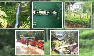 ঈদের ছুটিতে পর্যটকদের উপচে পড়া ভিড়