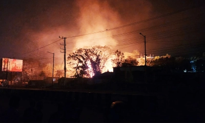 কক্সবাজারে এলপিজি গ্যাস পাম্পে ভয়াবহ অগ্নিকাণ্ড