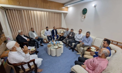 জামায়াতের আমিরের সঙ্গে সাক্ষাৎ করেন শিল্প মালিক প্রতিনিধিরা। ছবি- সংগৃহীত