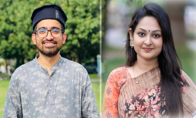 রাকসুতে বিজয়ীদের শুভেচ্ছা জানালেন ছাত্রদলের ভিপি-এজিএস প্রার্থী