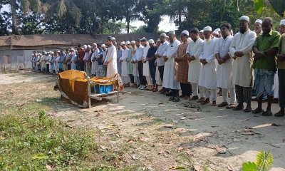 মেট্রোরেল দুর্ঘটনায় নিহত আবুল কালামের দাফন সম্পন্ন