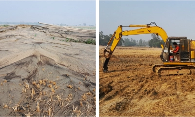 নবীগঞ্জে প্রকাশ্যে চলছে অবৈধ বালু-মাটি ব্যবসা
