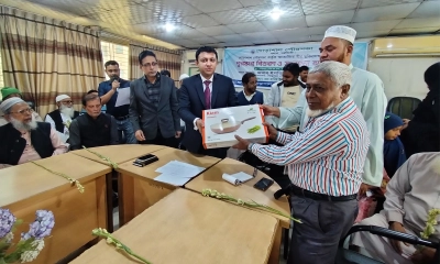 ঘোড়াশালে বীর মুক্তিযোদ্ধাদের সংবর্ধনা