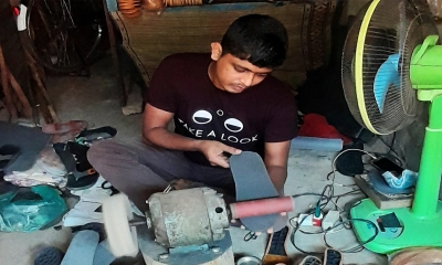 তরুণ উদ্যোক্তা সুজন রবি দাশ। ছবি: রূপালী বাংলাদেশ