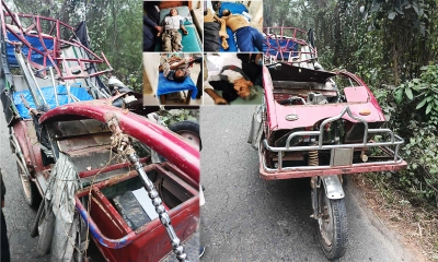 অটো-ট্রলি মুখোমুখি সংঘর্ষে নিহত ২, আহত ২