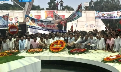 বিএনপির প্রতিষ্ঠাবার্ষিকীতে জিয়াউর রহমানের সমাধিতে শ্রদ্ধা নিবেদন